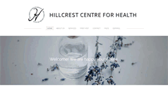 Desktop Screenshot of hillcresthealthcentre.com