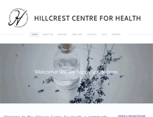 Tablet Screenshot of hillcresthealthcentre.com